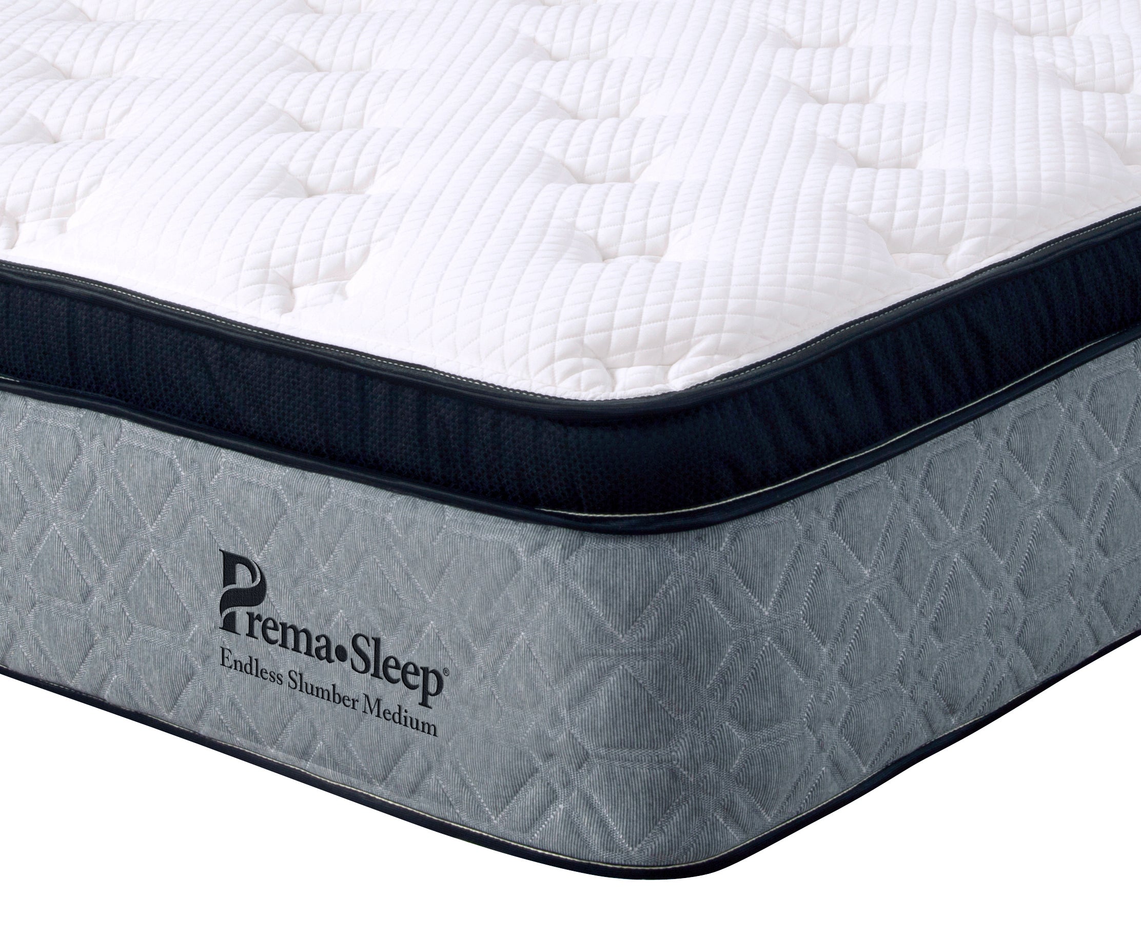 Corner view of PremaSleep Endless Slumber Firm mattress
